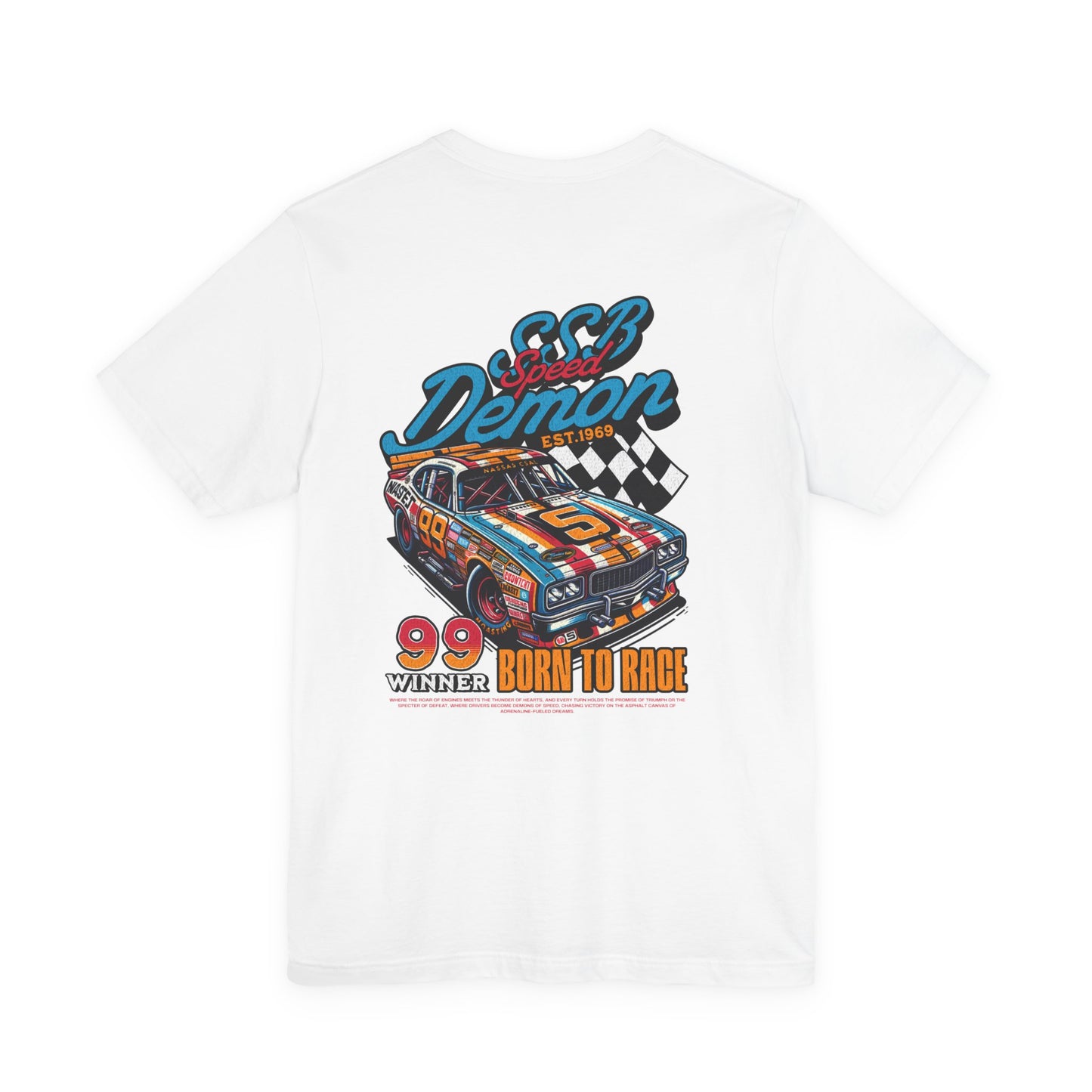 Demon Racer Short Sleeve Tee By SSB