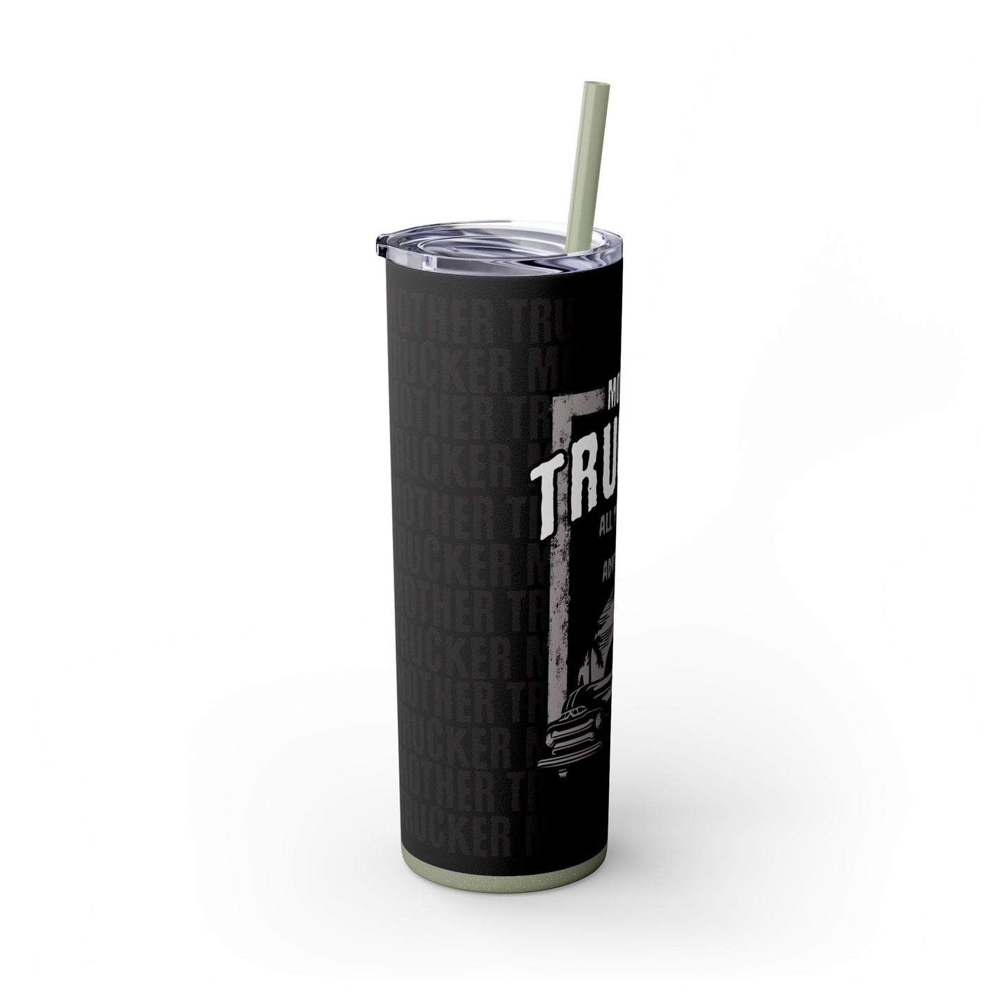 Skinny Tumbler with Straw, 20oz