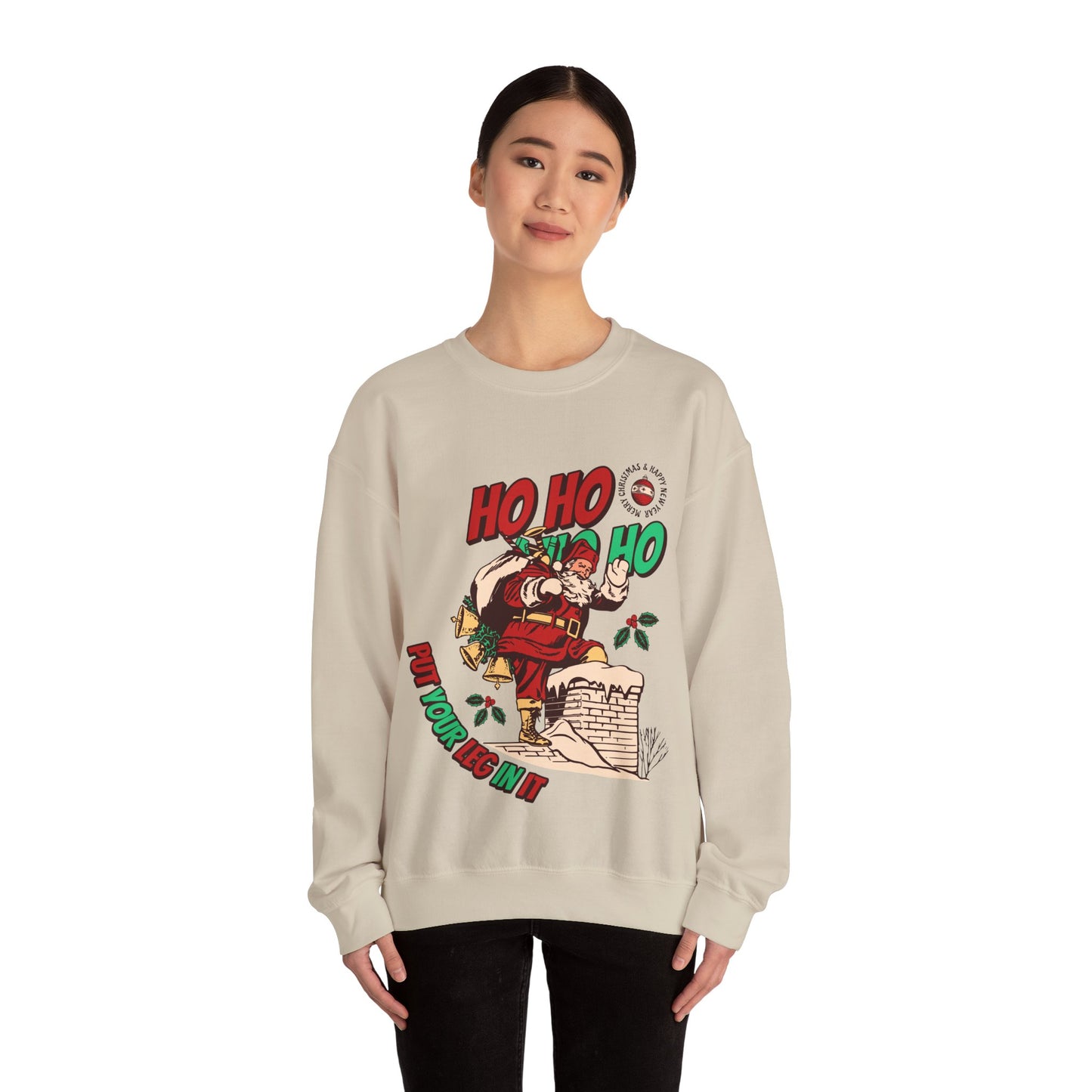 Leg In It Xmas™ Crewneck Sweatshirt By SSB