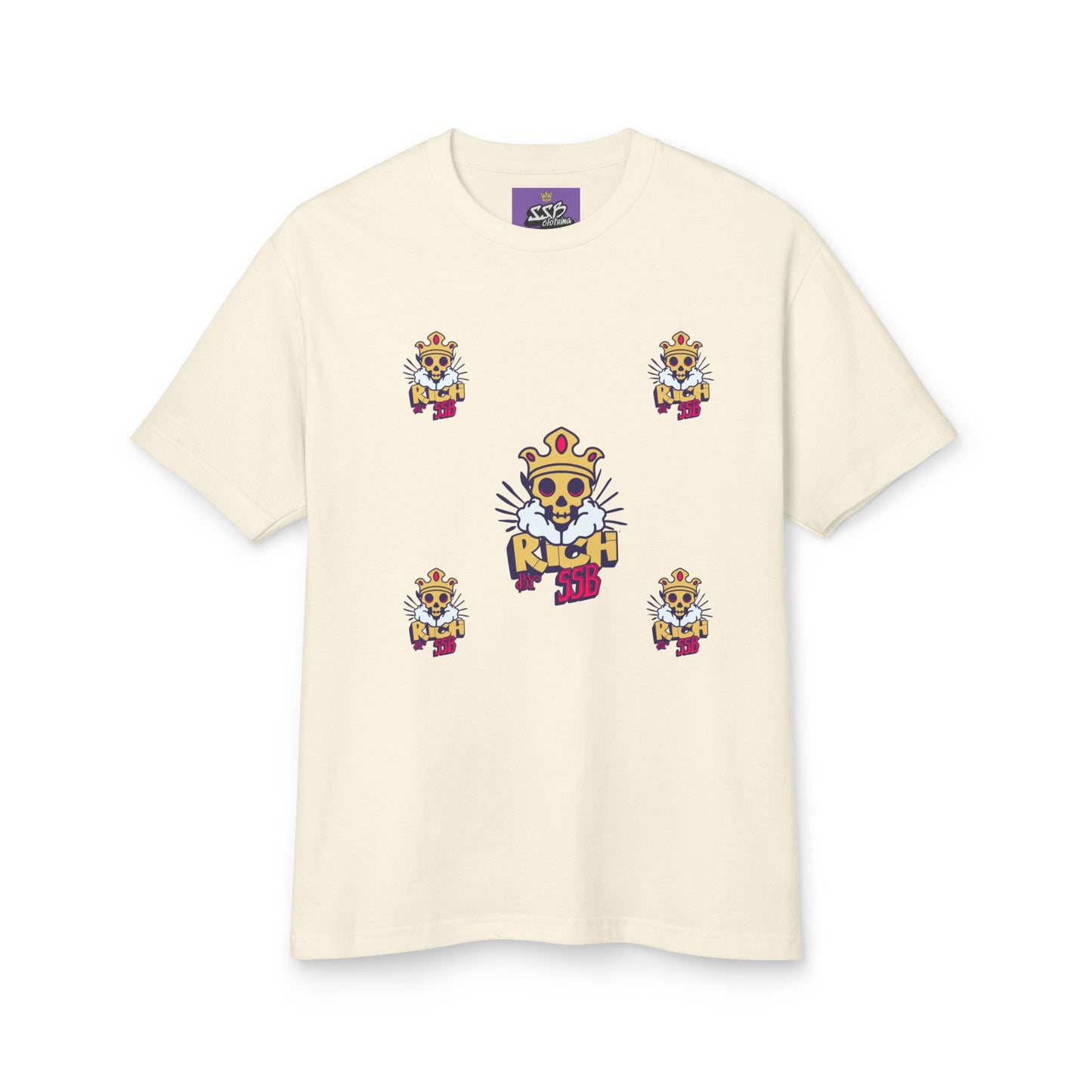 Skull King Heavyweight Cotton Tee By SSB