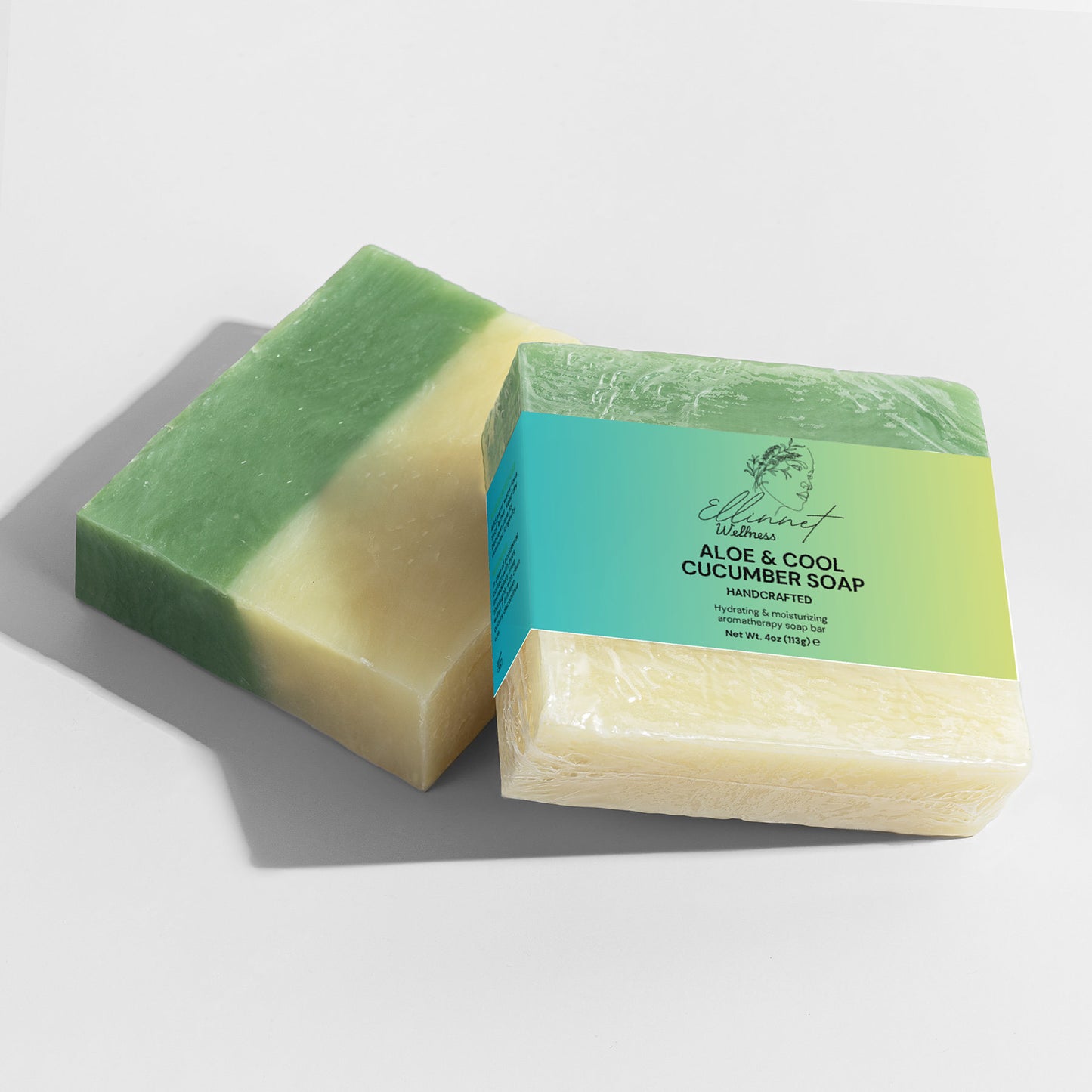 Aloe & Cool Cucumber Soap By Ellinnet Wellness
