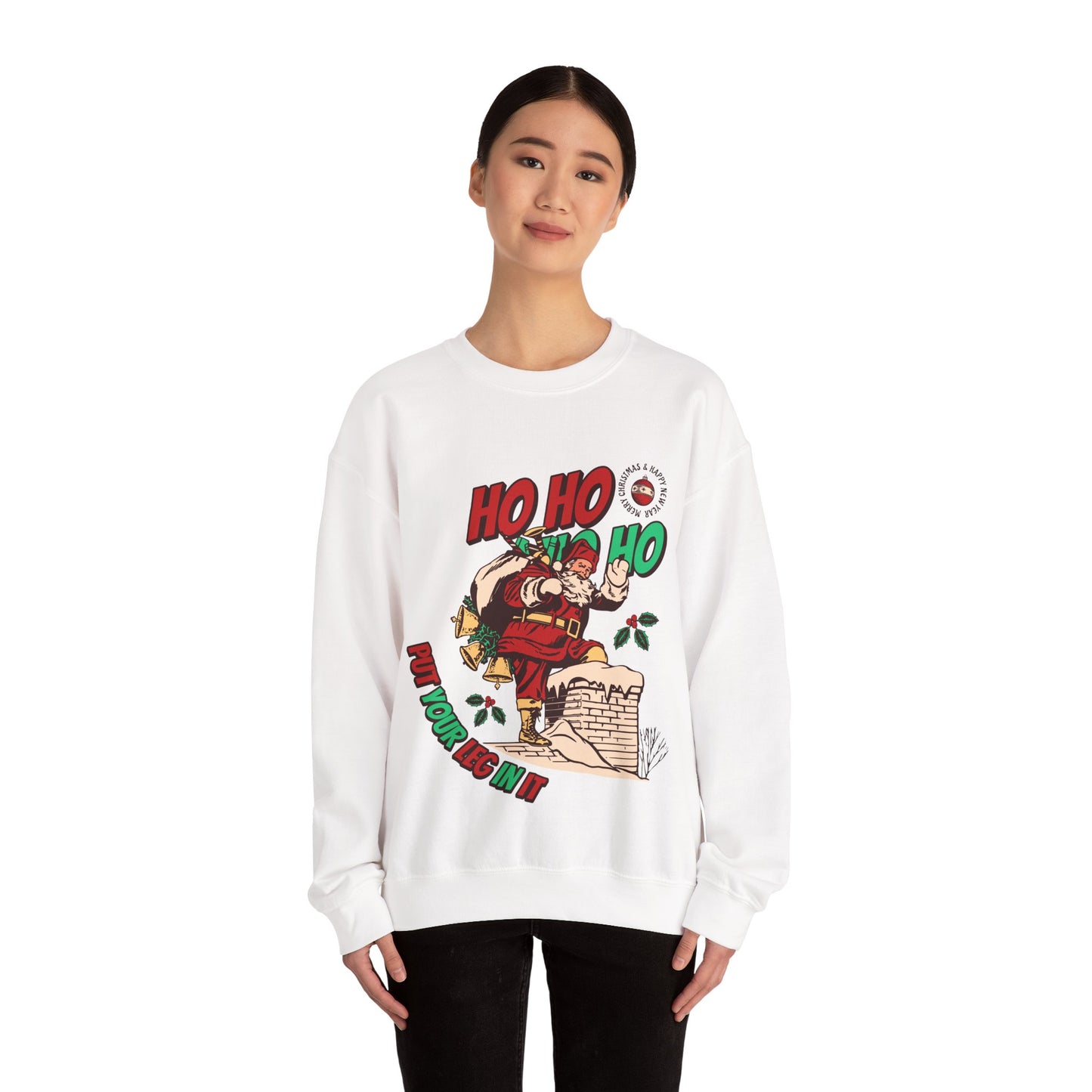 Leg In It Xmas™ Crewneck Sweatshirt By SSB