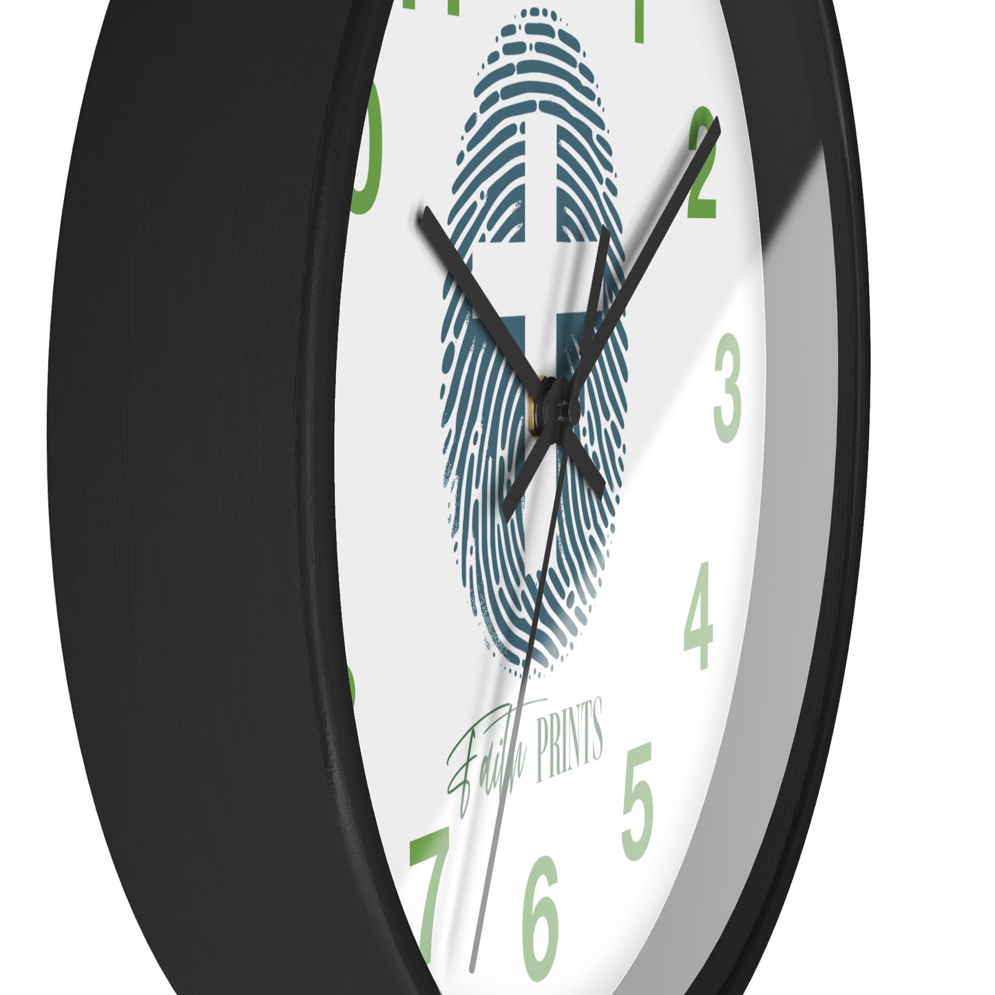 Faith Prints Wall Clock