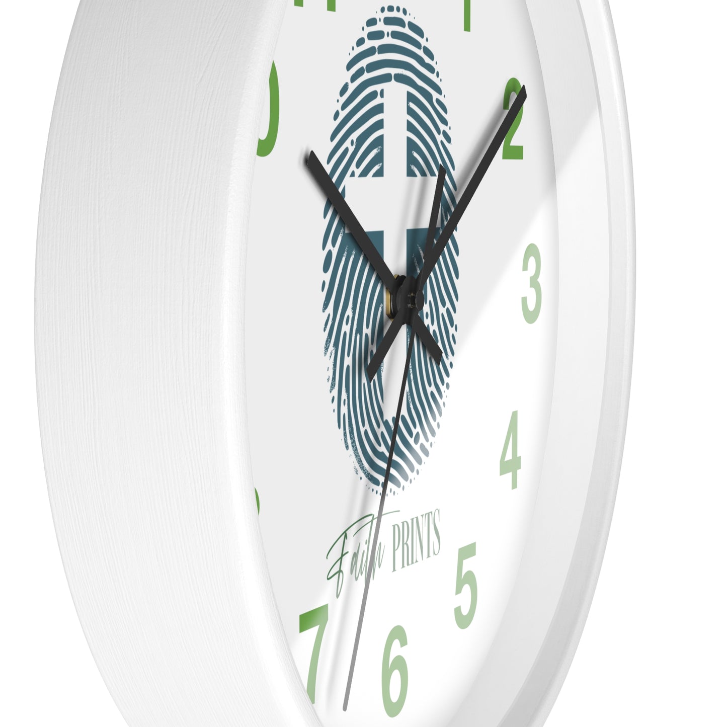 Faith Prints Wall Clock