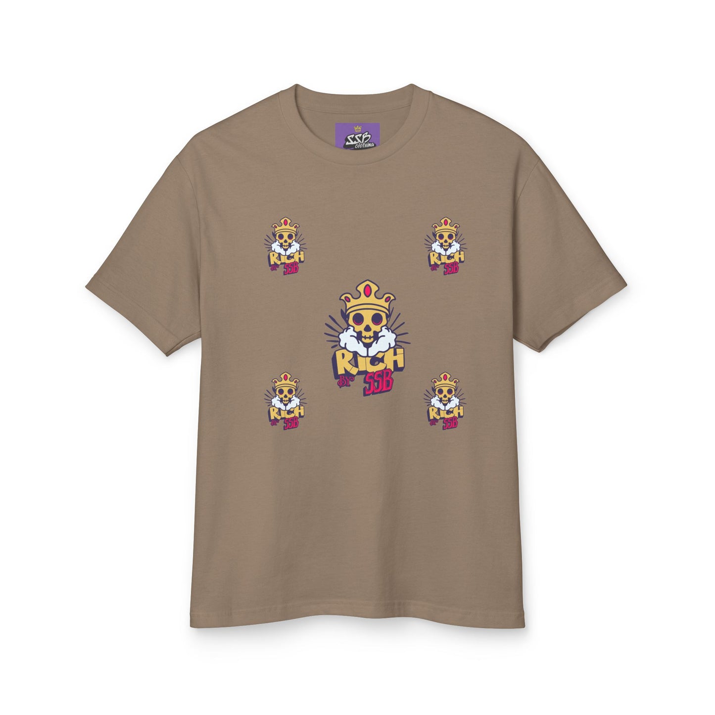 Skull King Heavyweight Cotton Tee By SSB