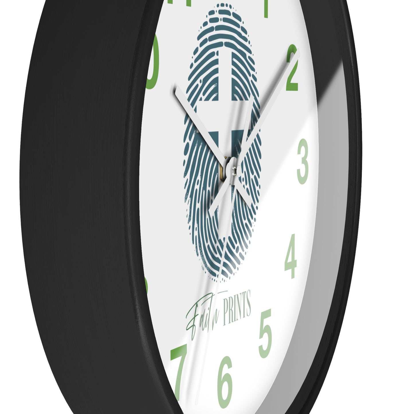 Faith Prints Wall Clock