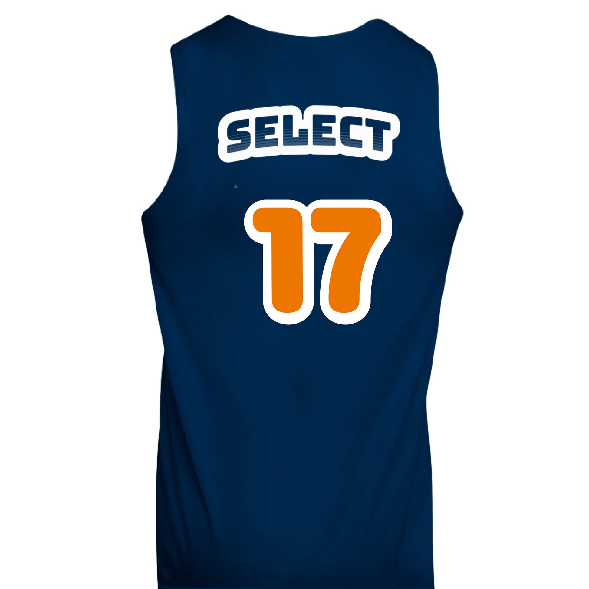 NAVY/ WHITE - BACK