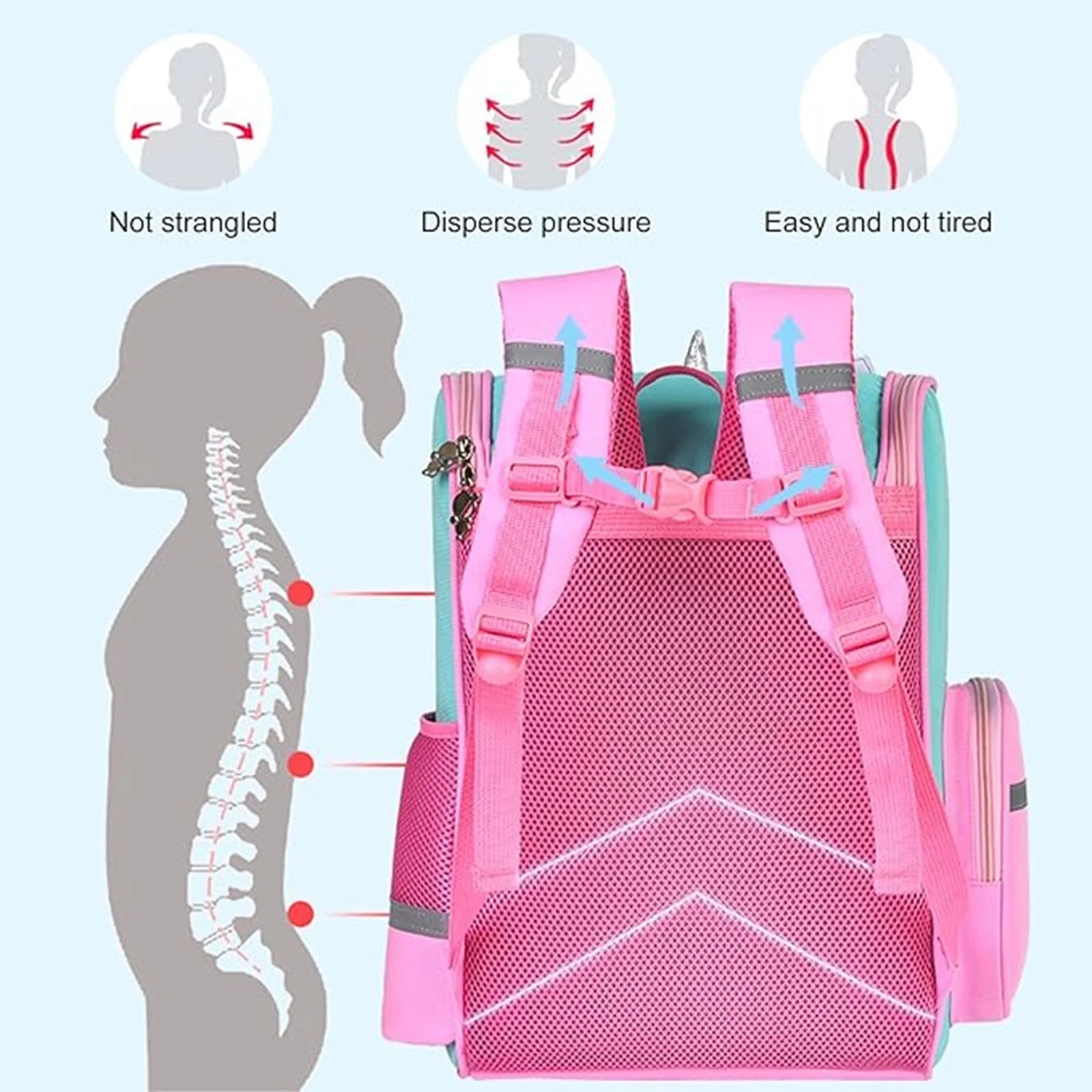 Pink School Backpack