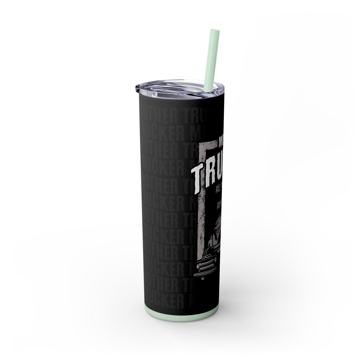 Skinny Tumbler with Straw, 20oz