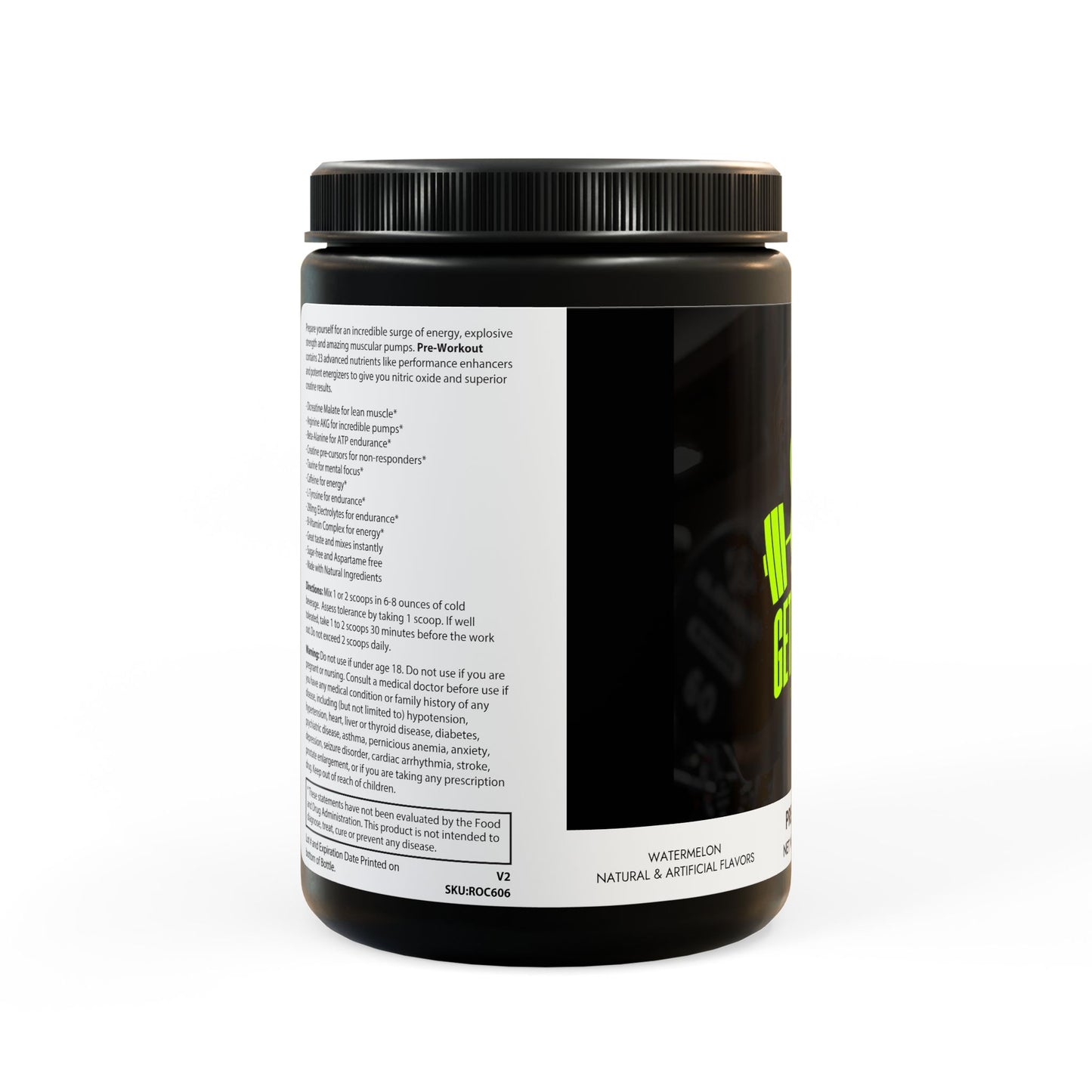 GRS Pre-Workout Supplement, Watermelon (300g, 10.58oz)