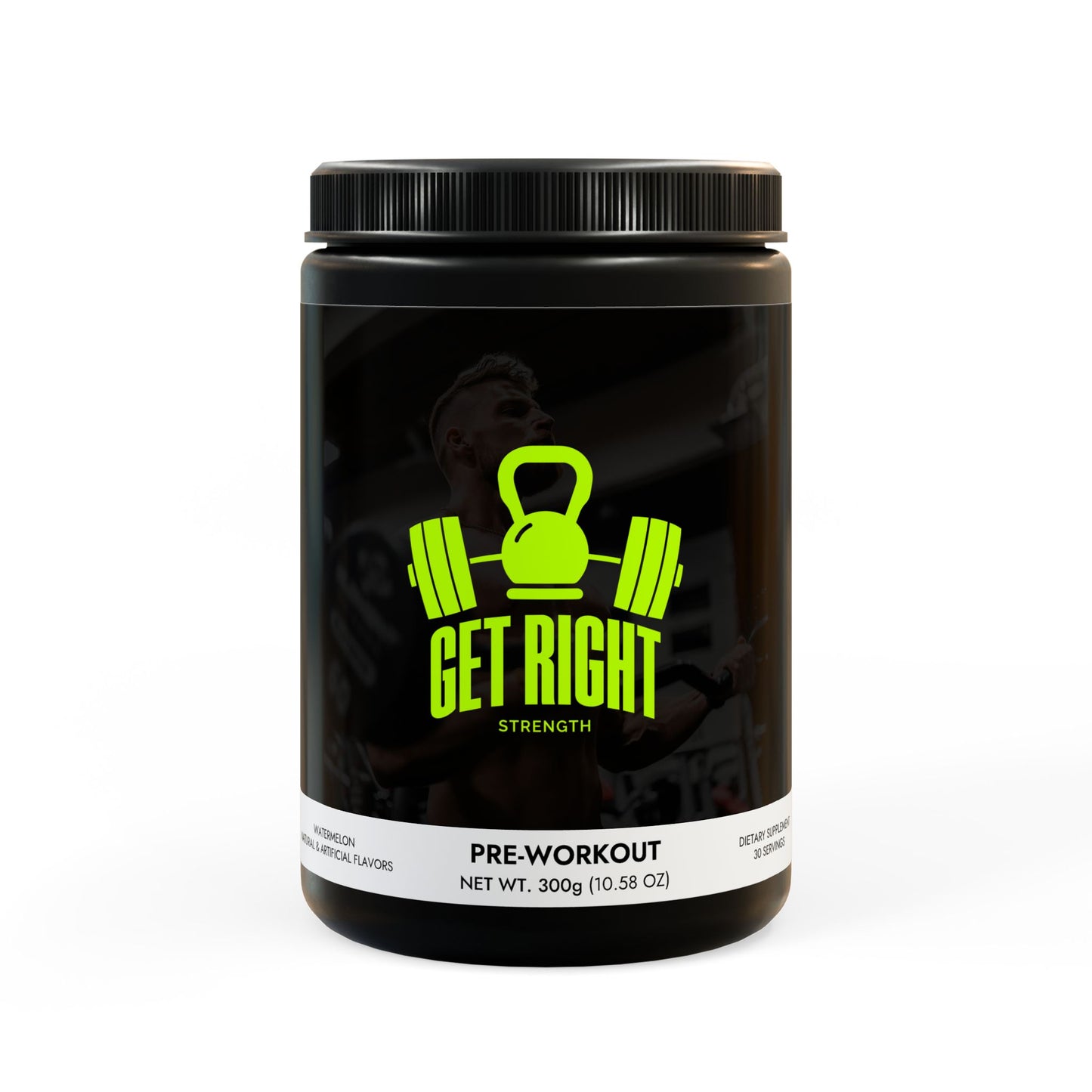 GRS Pre-Workout Supplement, Watermelon (300g, 10.58oz)