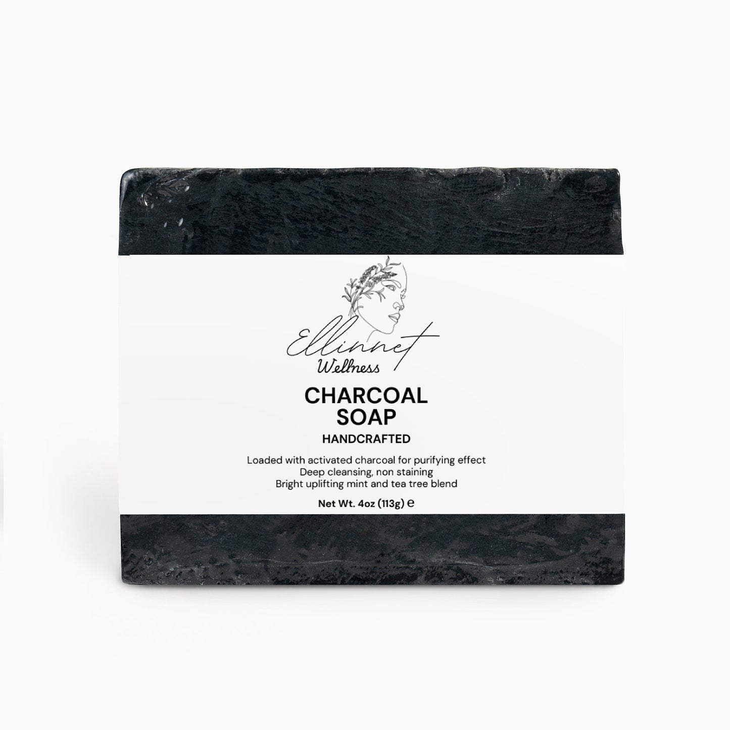 Charcoal Soap By Ellinnet Wellness