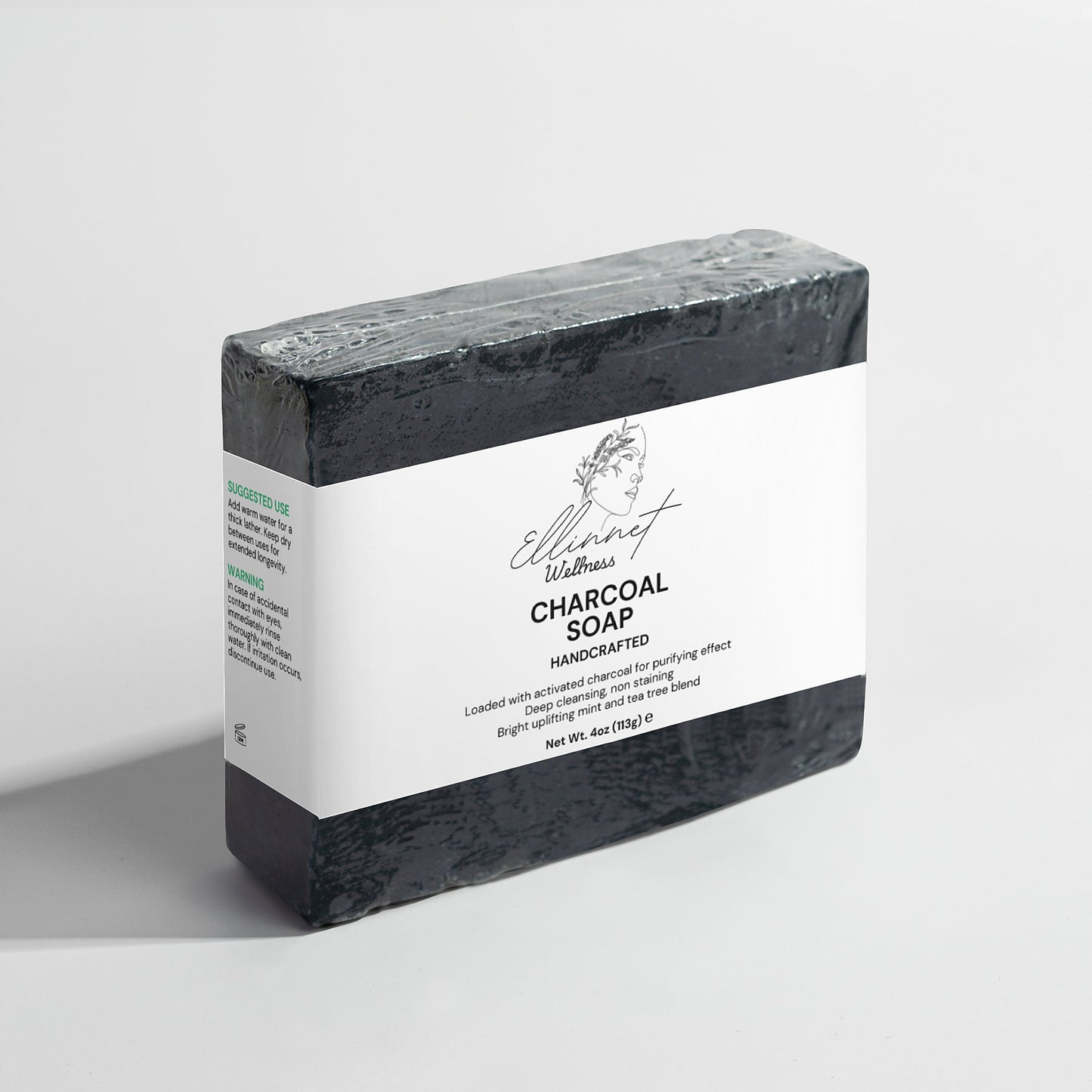 Charcoal Soap By Ellinnet Wellness