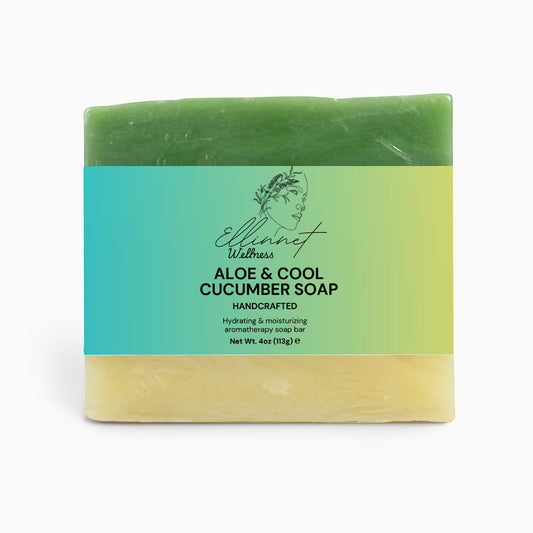 Aloe & Cool Cucumber Soap By Ellinnet Wellness