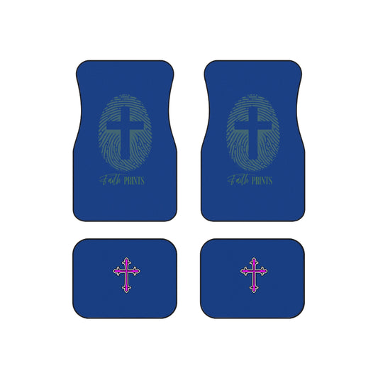 Fiath Prints Car Mats (Set of 4)