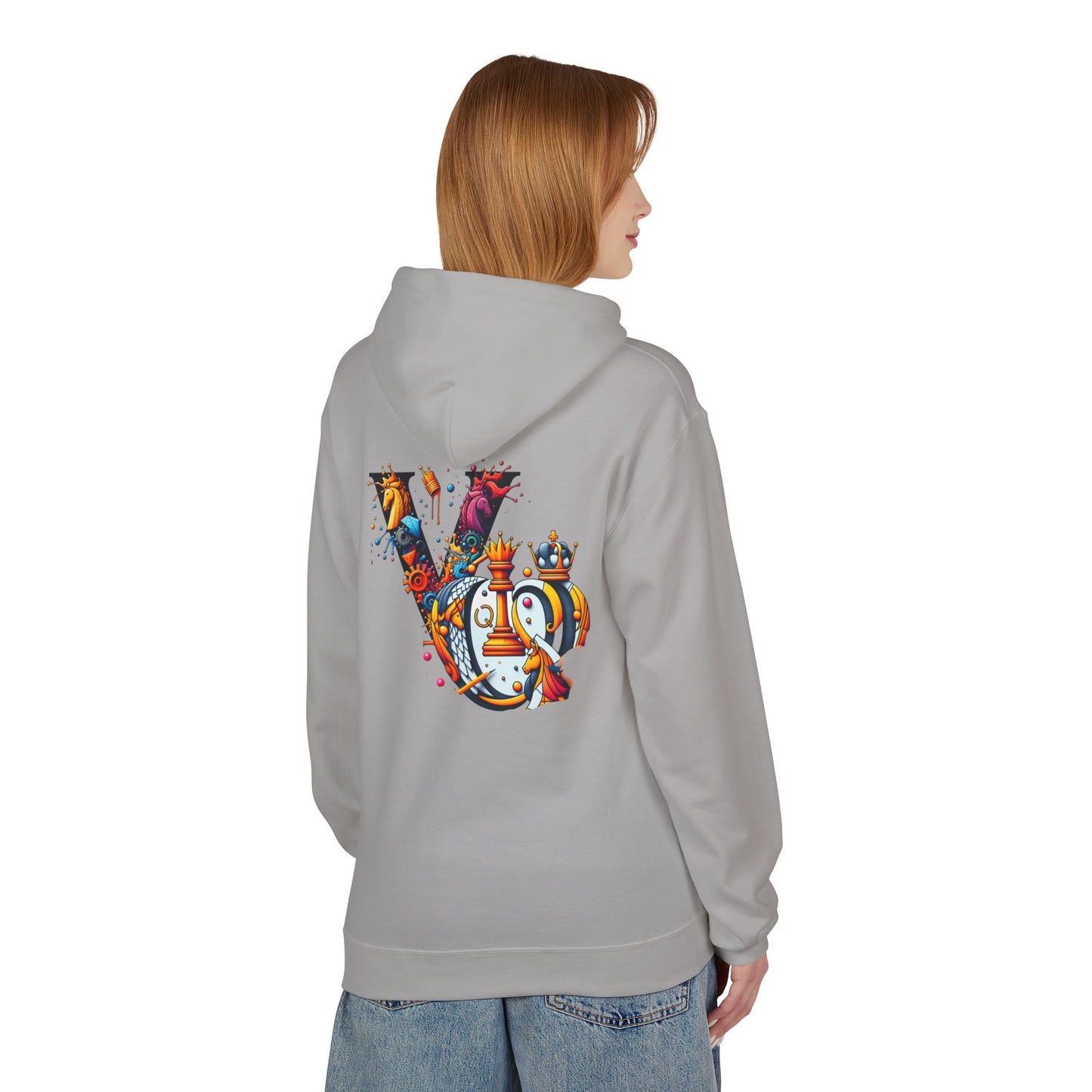 Softstyle Fleece Hoodie By Vas Quez