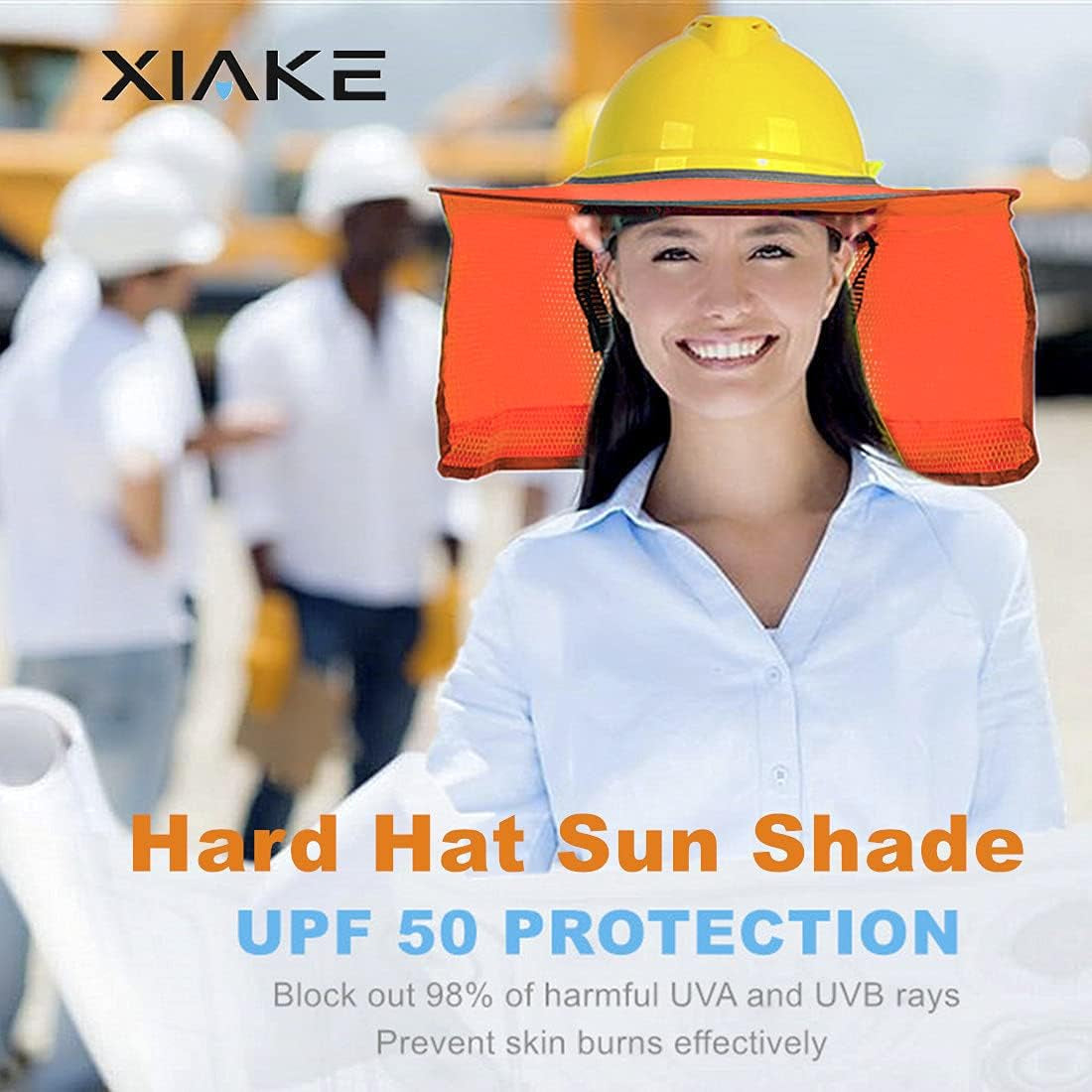 Hard Hat Sun Shield Neck Gaiter Face Cover Set Anti-Uv Hard Hat Accessories