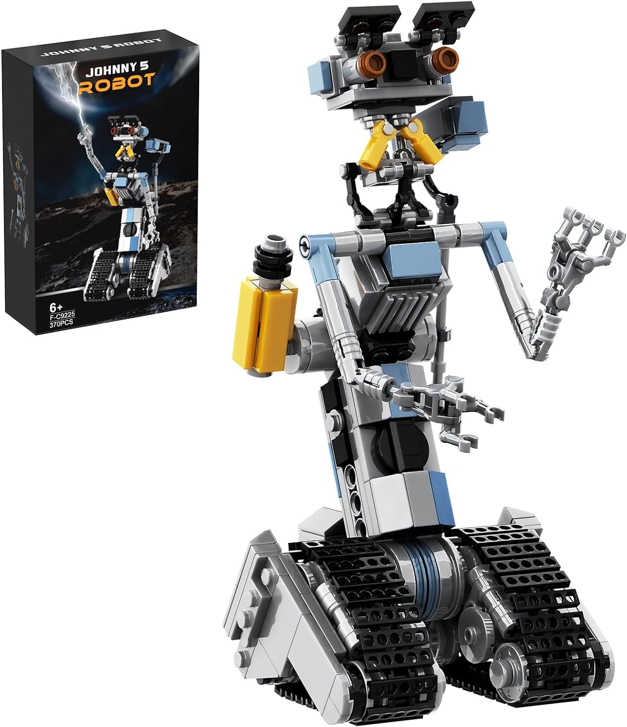 370 Pieces Johnny 5 Robot Building Set