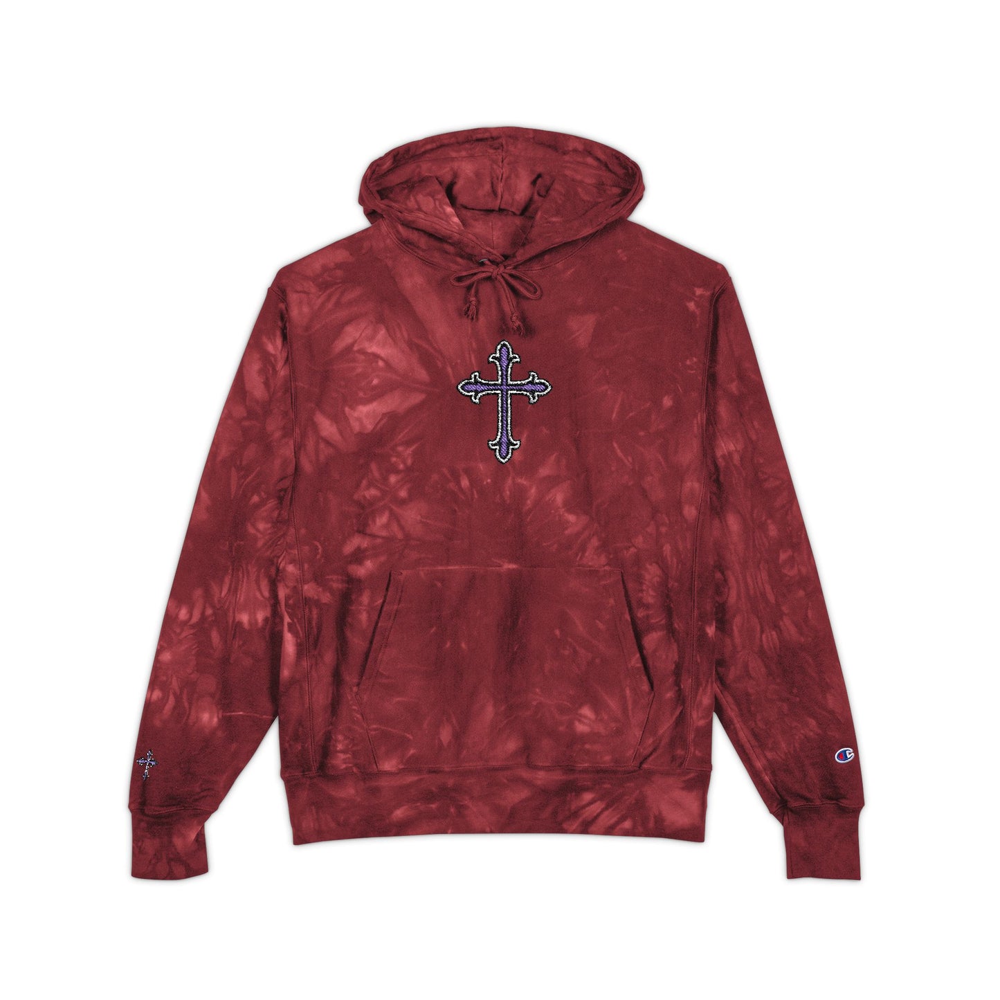 Vas QuezXChampion Tie-Dye Hoodie (Embroidery)