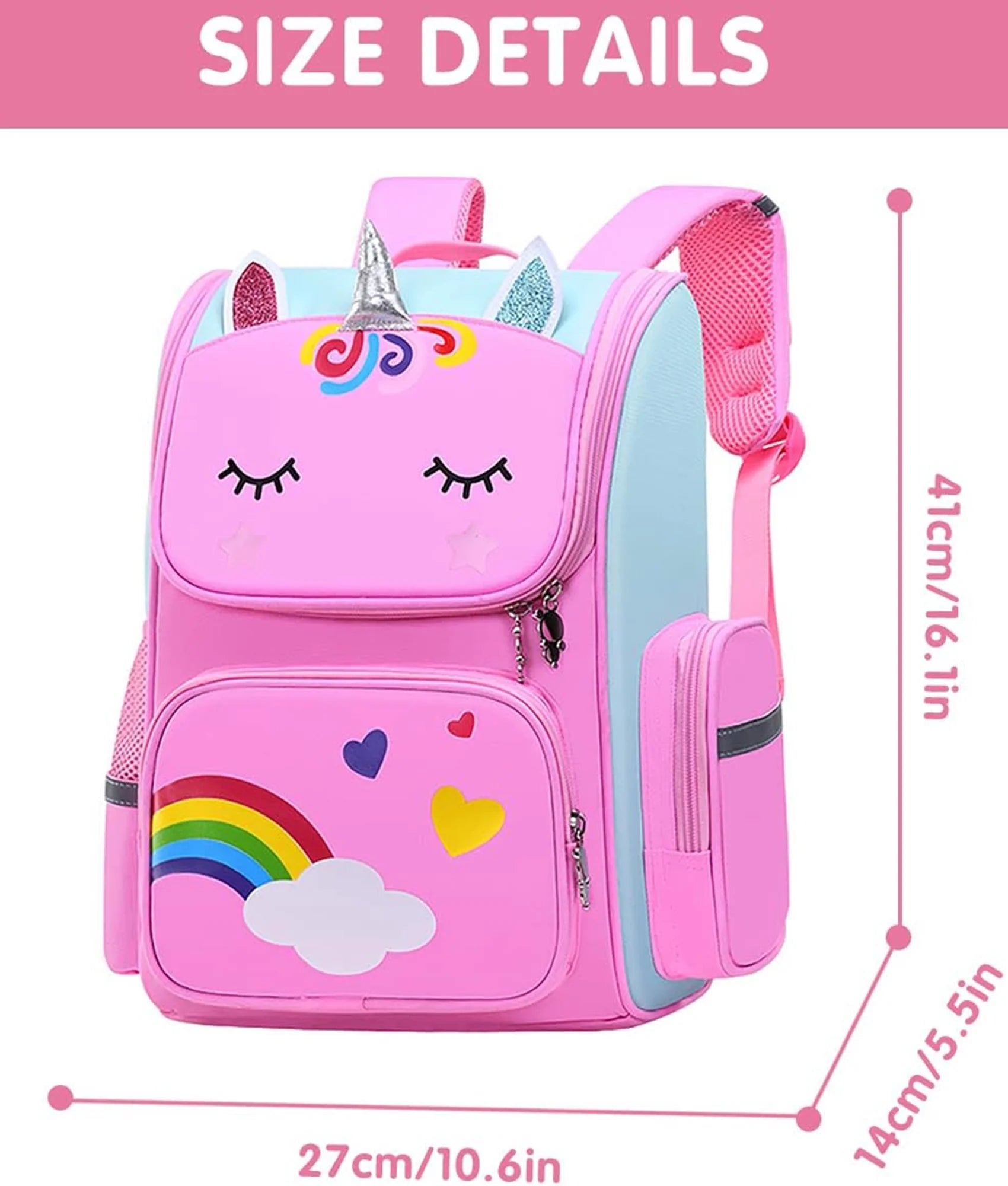 Pink School Backpack