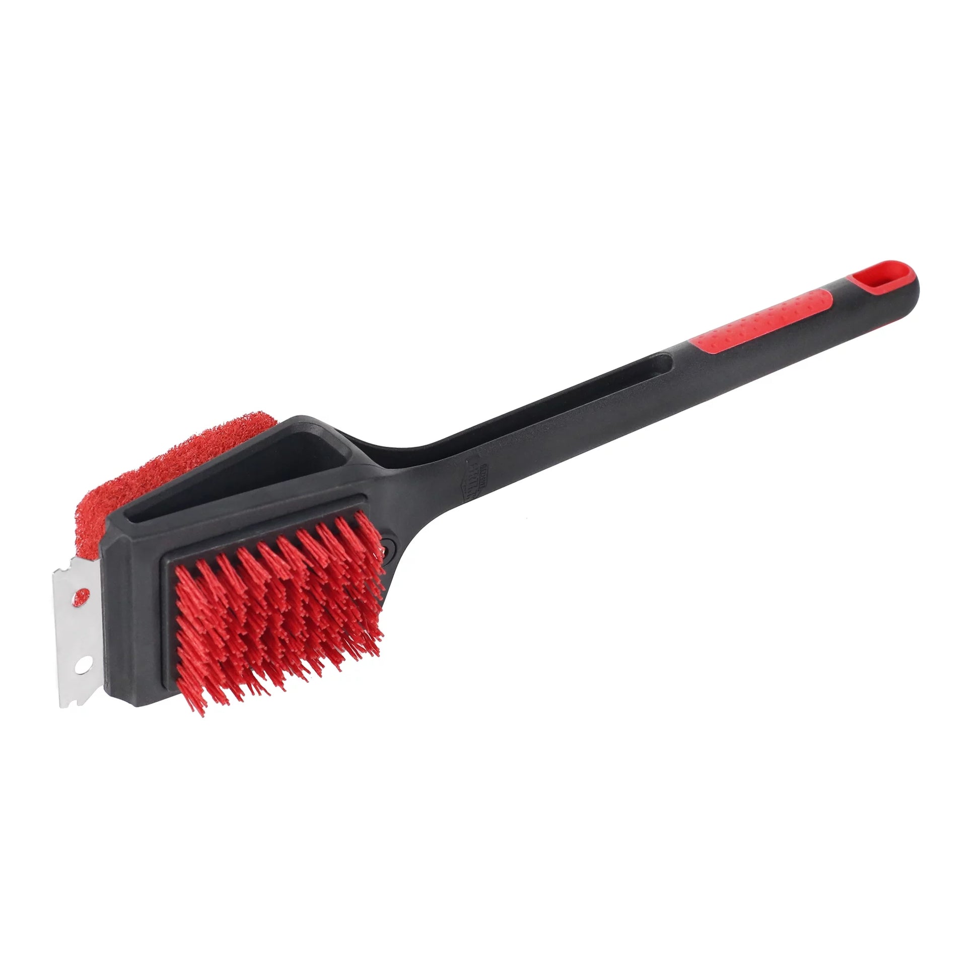 3 in 1 Cleaning Cold Grill Brush with Stainless Steel Scraper