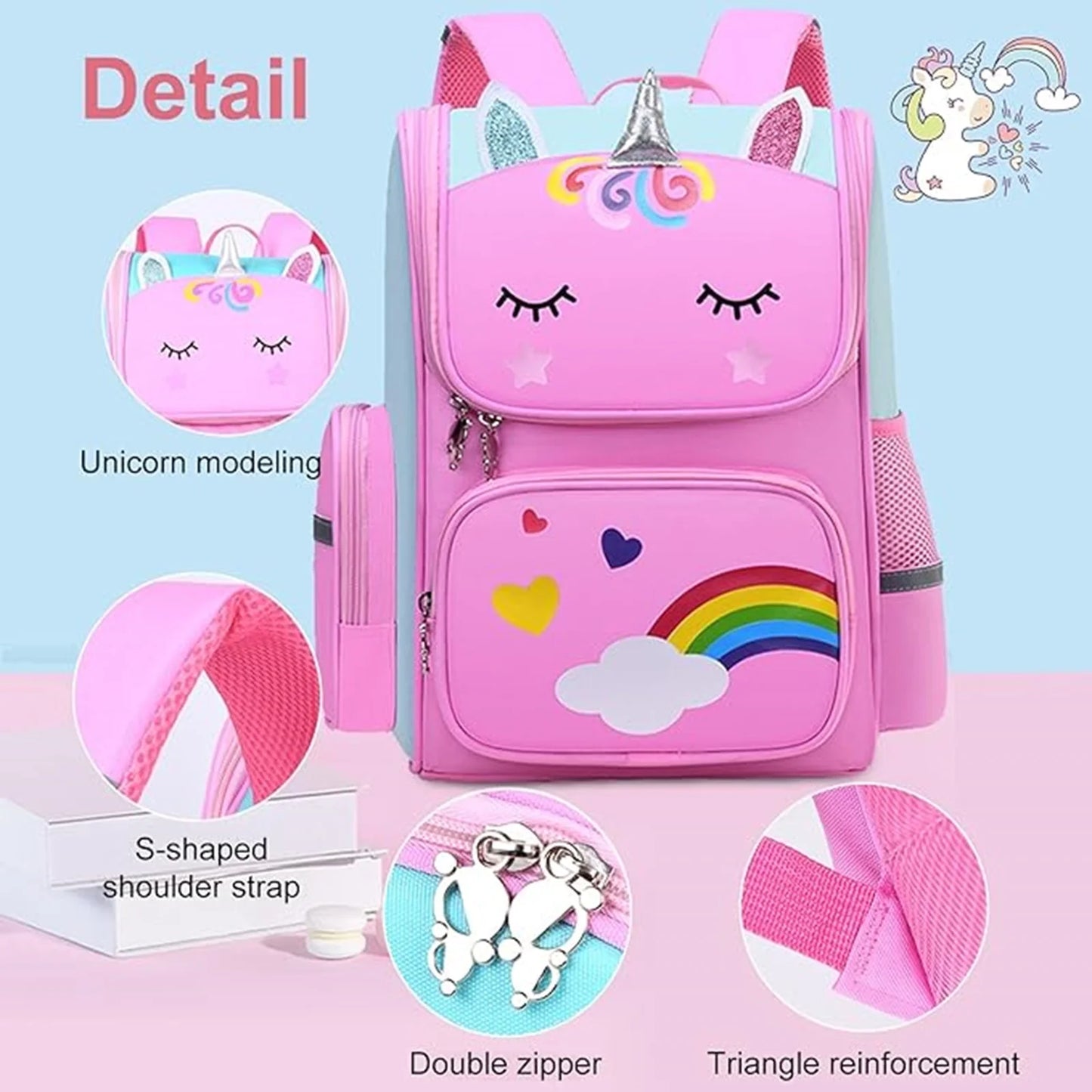 Pink School Backpack