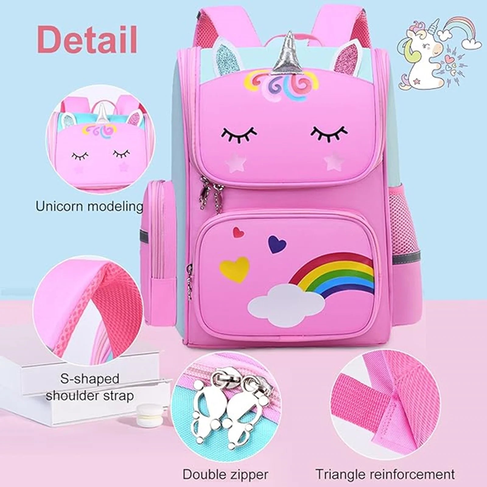 Pink School Backpack