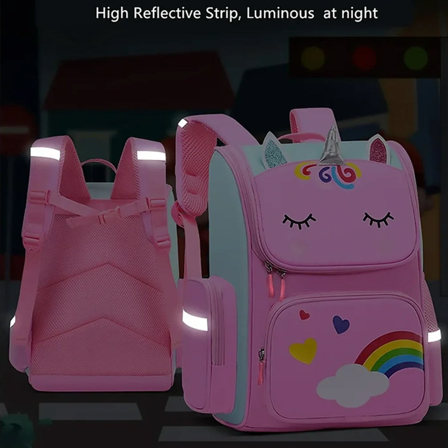 Pink School Backpack