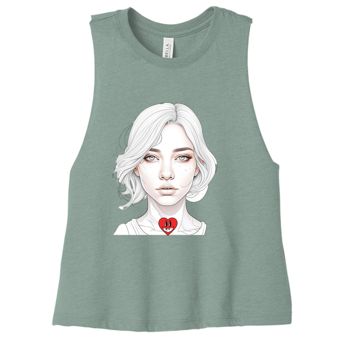 Heather Dusty Blue - FRONT