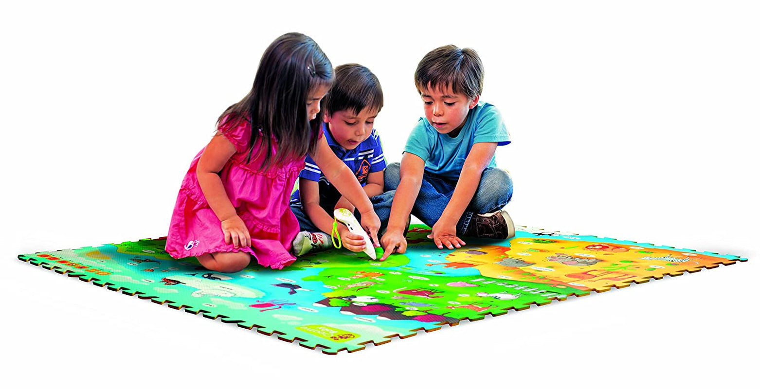 9 Piece Interactive Playmat I-Mat, My Animal World