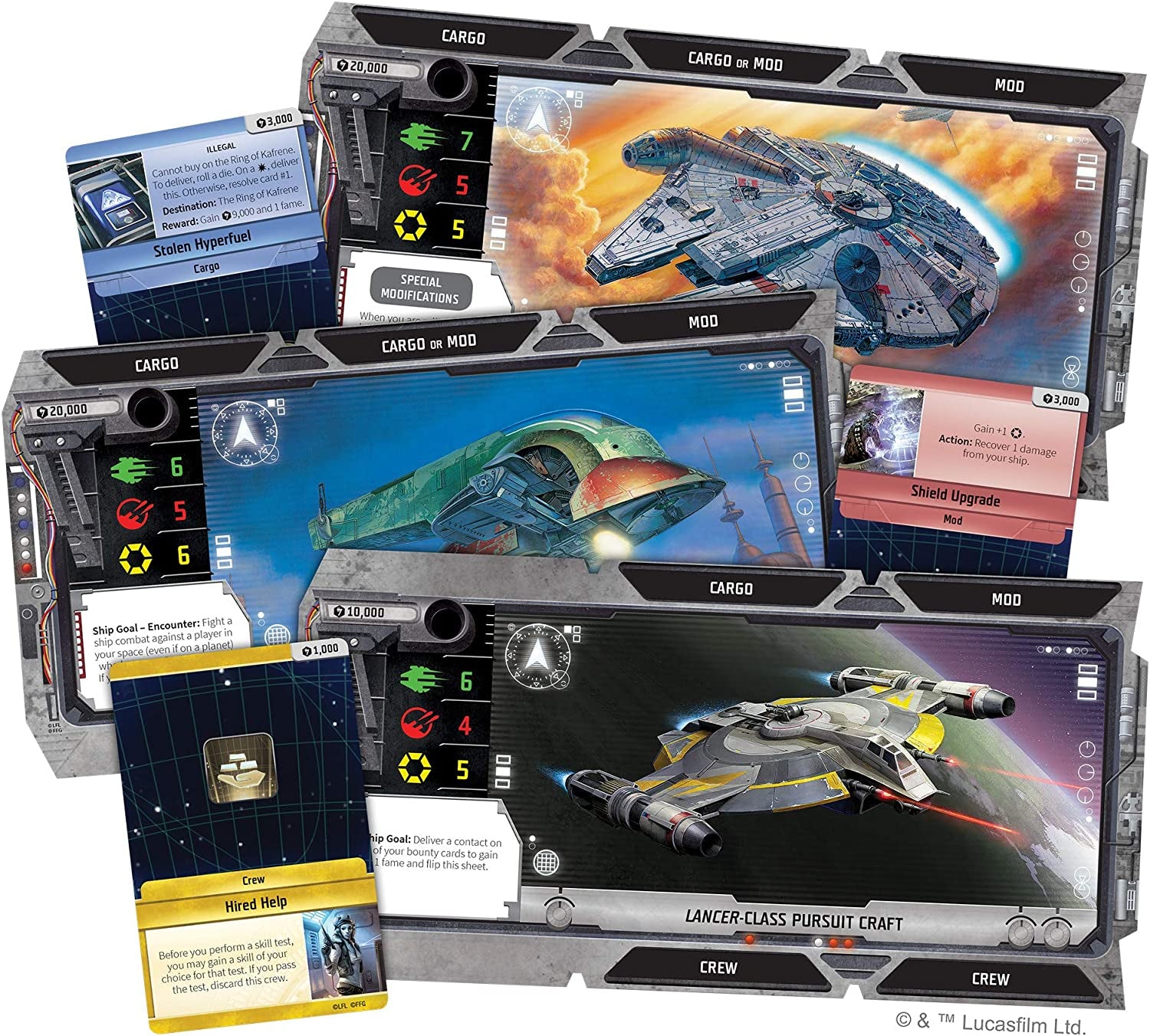 Star Wars Outer Rim Board Game | Strategy Game | Adventure Game for Adults and Teens | Ages 14 and up | 1-4 Players | Average Playtime 3-4 Hours | Made by