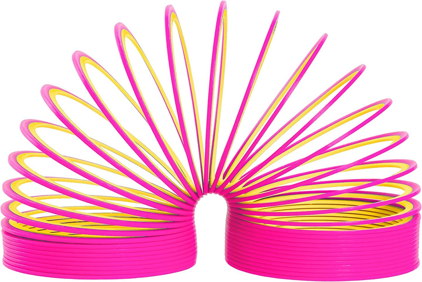 Slinky the Original Walking Spring Toy, Plastic Slinky 3-Pack, Multi-Color Neon Spring Toys, Kids Toys for Ages 5 up by