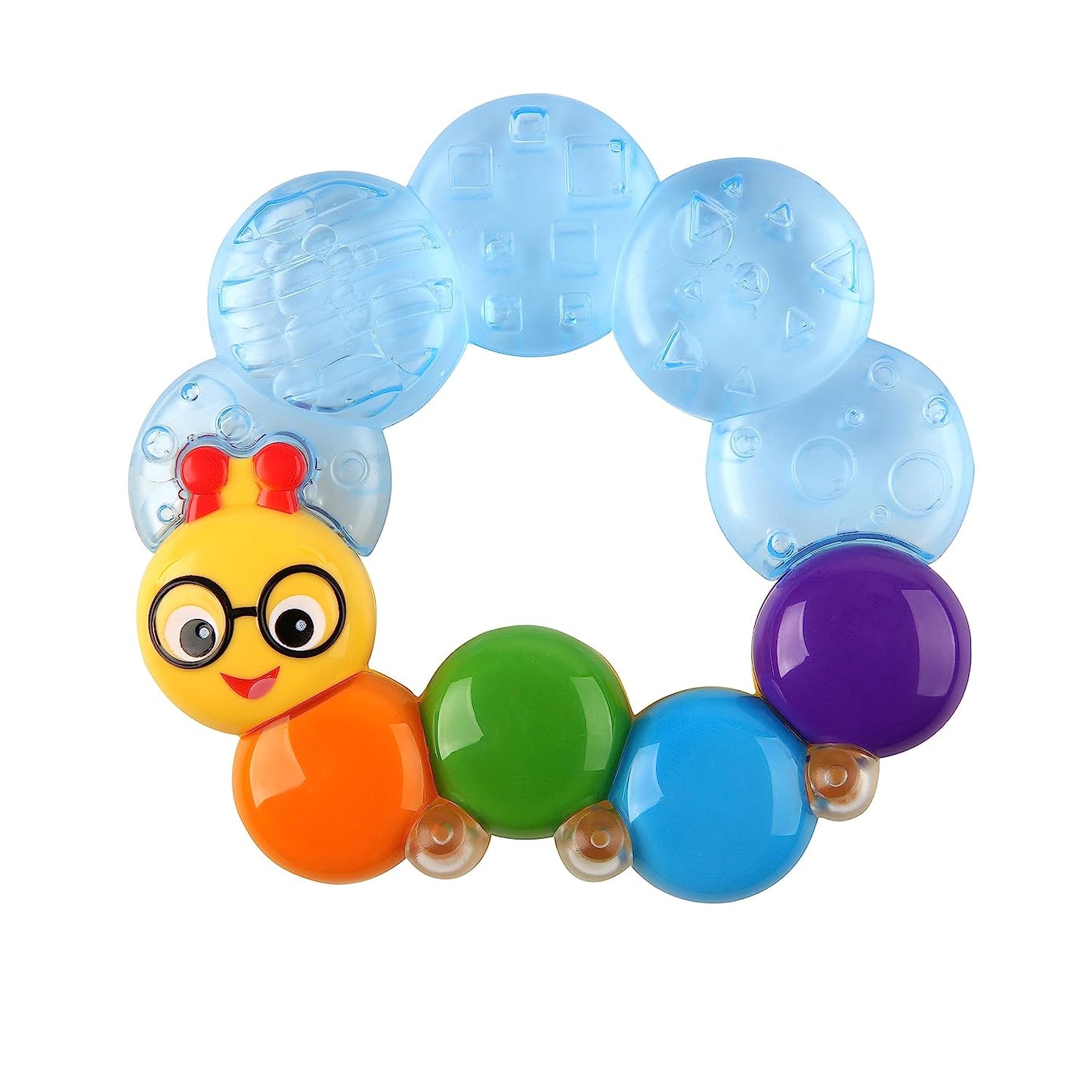 Teether-Pillar Rattle and Chill Teething Toy, Ages 3 Months +